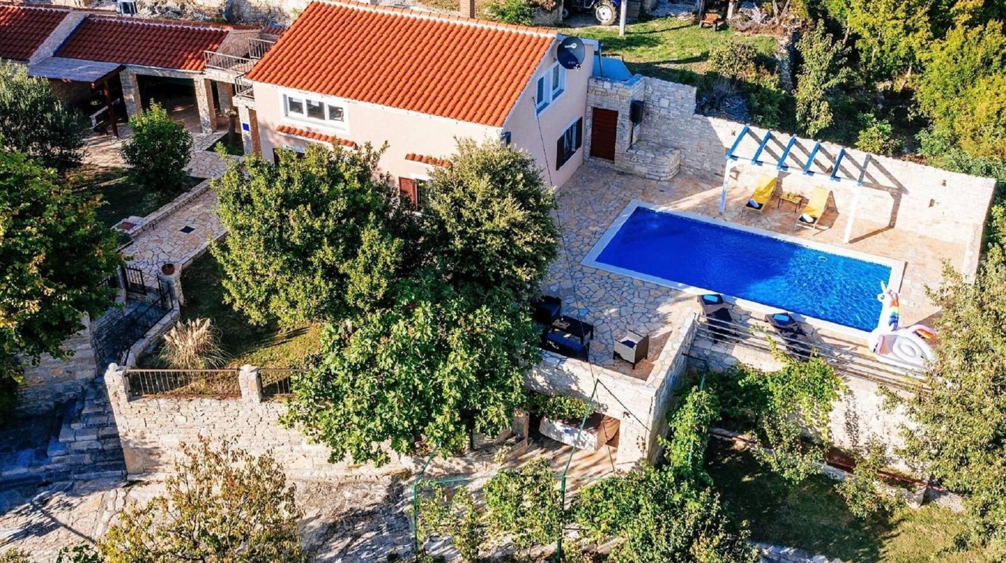 My Dalmatia - Holiday Home Korlat With Private Pool Benkovac Kültér fotó