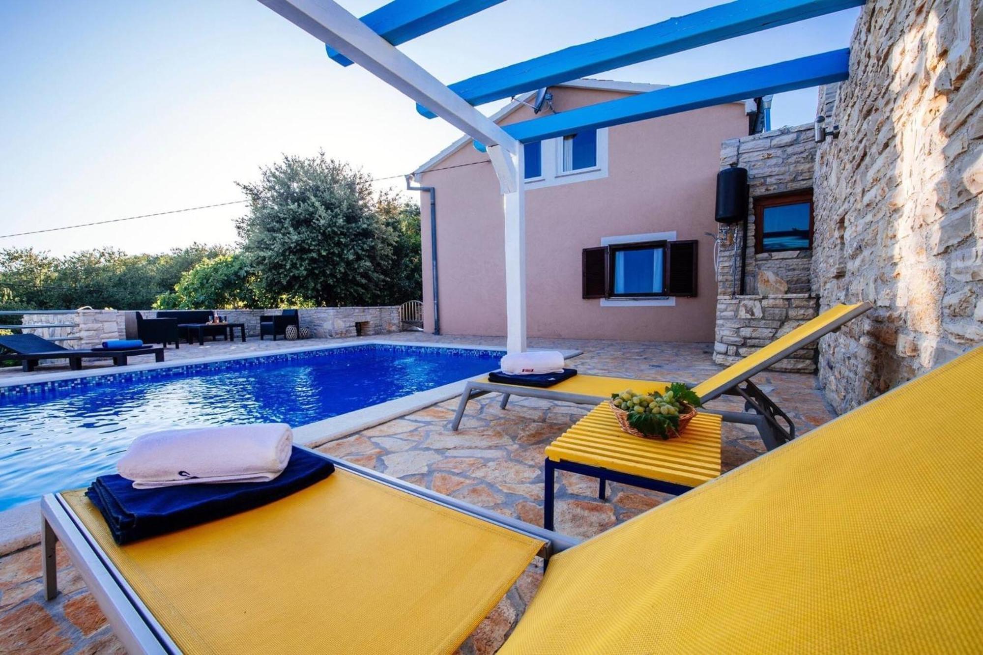 My Dalmatia - Holiday Home Korlat With Private Pool Benkovac Kültér fotó