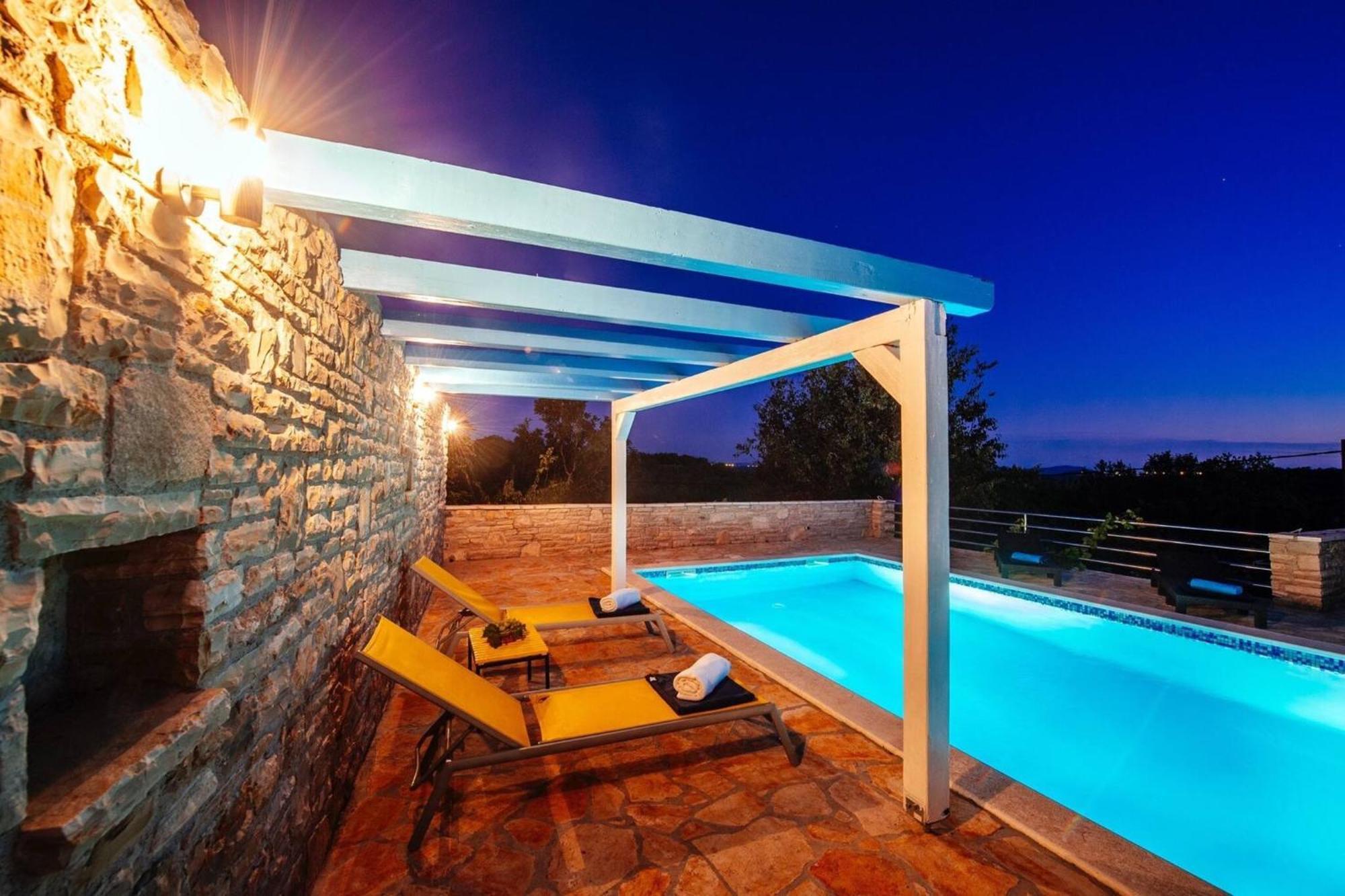 My Dalmatia - Holiday Home Korlat With Private Pool Benkovac Kültér fotó