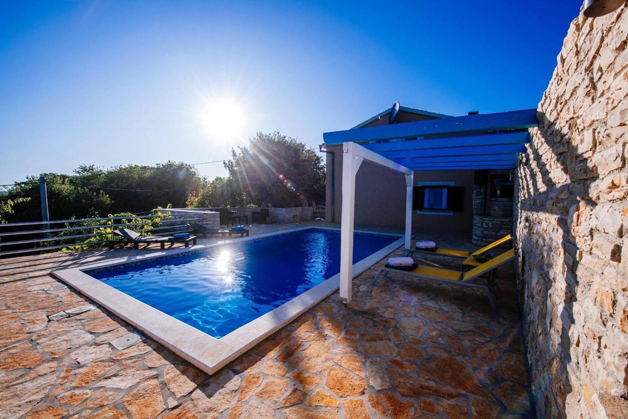 My Dalmatia - Holiday Home Korlat With Private Pool Benkovac Kültér fotó