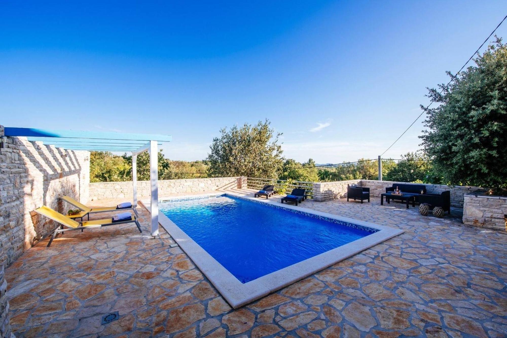 My Dalmatia - Holiday Home Korlat With Private Pool Benkovac Kültér fotó