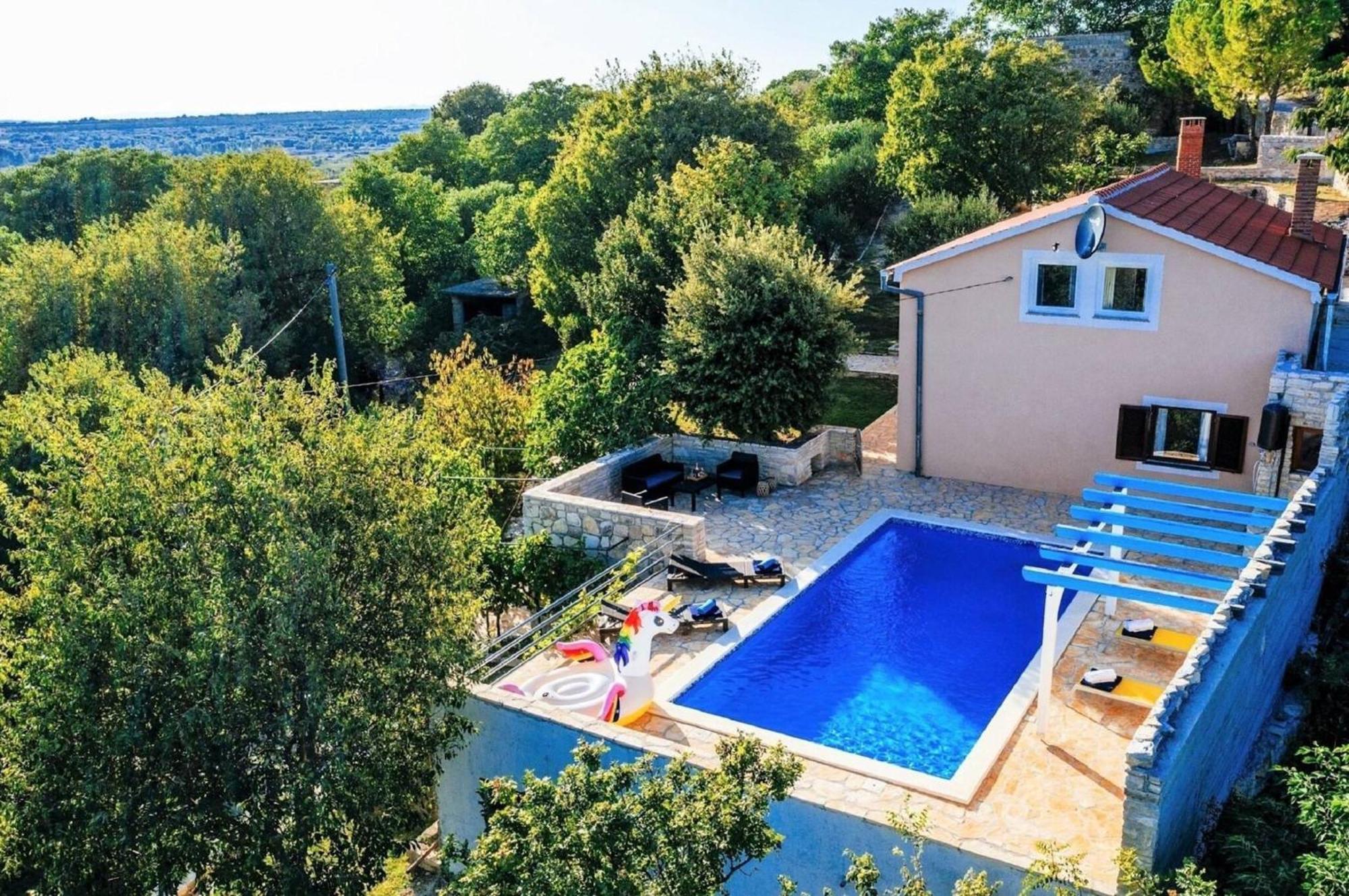 My Dalmatia - Holiday Home Korlat With Private Pool Benkovac Kültér fotó